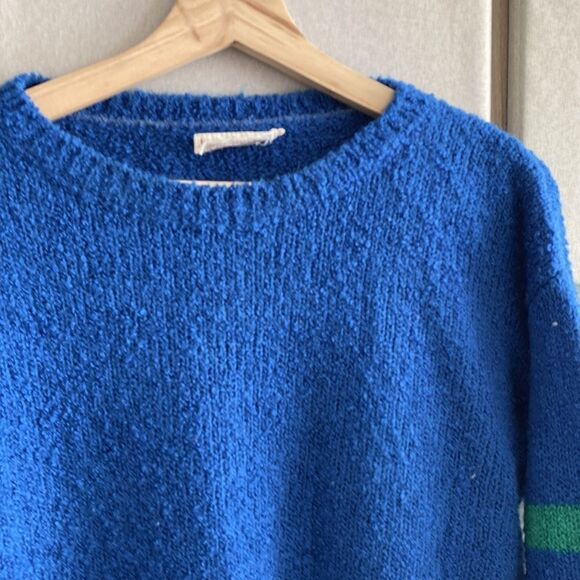 Vintage 1980s Beldoch Popper striped sweater fisherman core - Picture 2 of 4